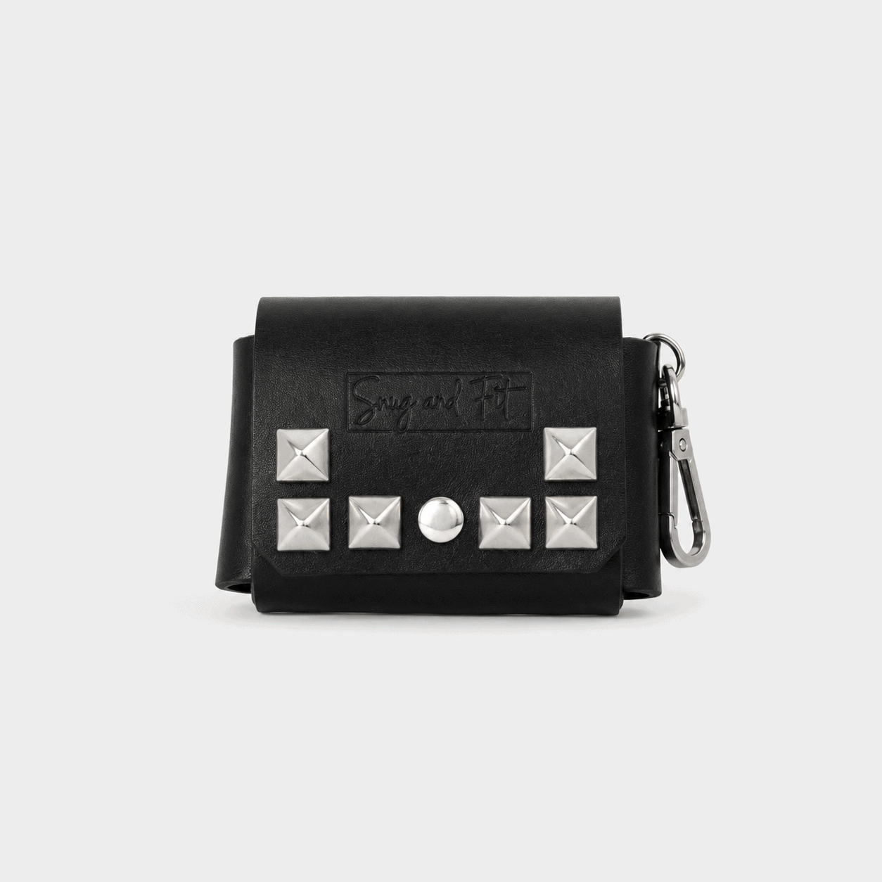 Stone | Portasacchetti Vera Pelle Nero