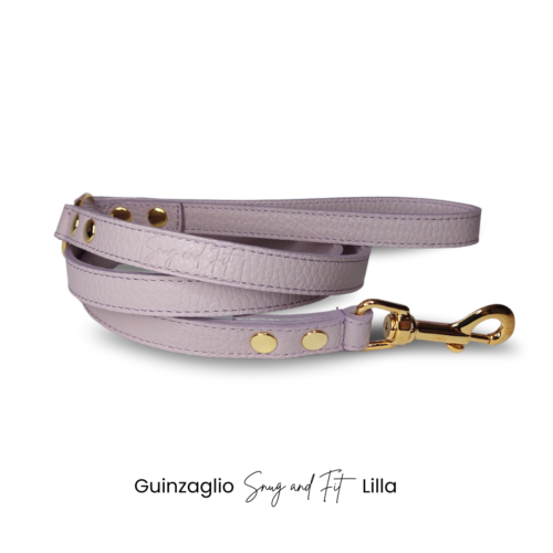 ESAURITO - Guinzaglio LILAC in vera pelle lilla