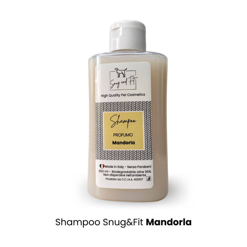 Shampoo professionale naturale per cane e gatto alla mandorla