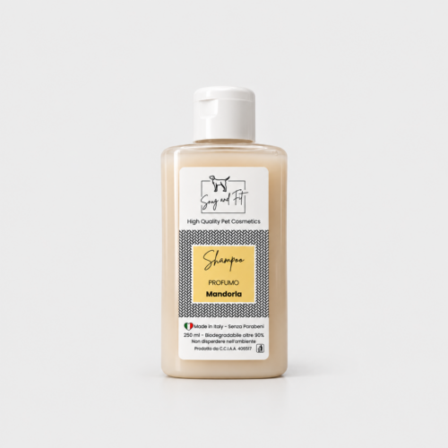 Shampoo professionale naturale per cane e gatto alla mandorla