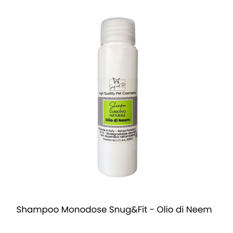 Shampoo Monodose per cane e gatto naturale - immagine 2