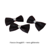 Fiocco cane Snug&Fit - nero glitterato - confezione 3 pz