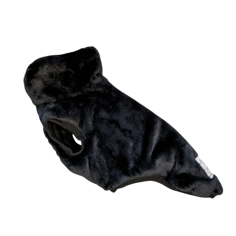 Cappottino per cani Snug&Fit in morbida pelliccetta e interno pile - NERO - Limited Edition - immagine 2