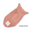 Cappottino per cani Snug&Fit in morbido Teddy - ROSA - Limited Edition - Realizzato a mano