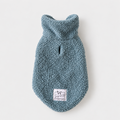 cappottino Teddy celeste per cani di piccola taglia, chihuahua barboncino toy, cuccioli
