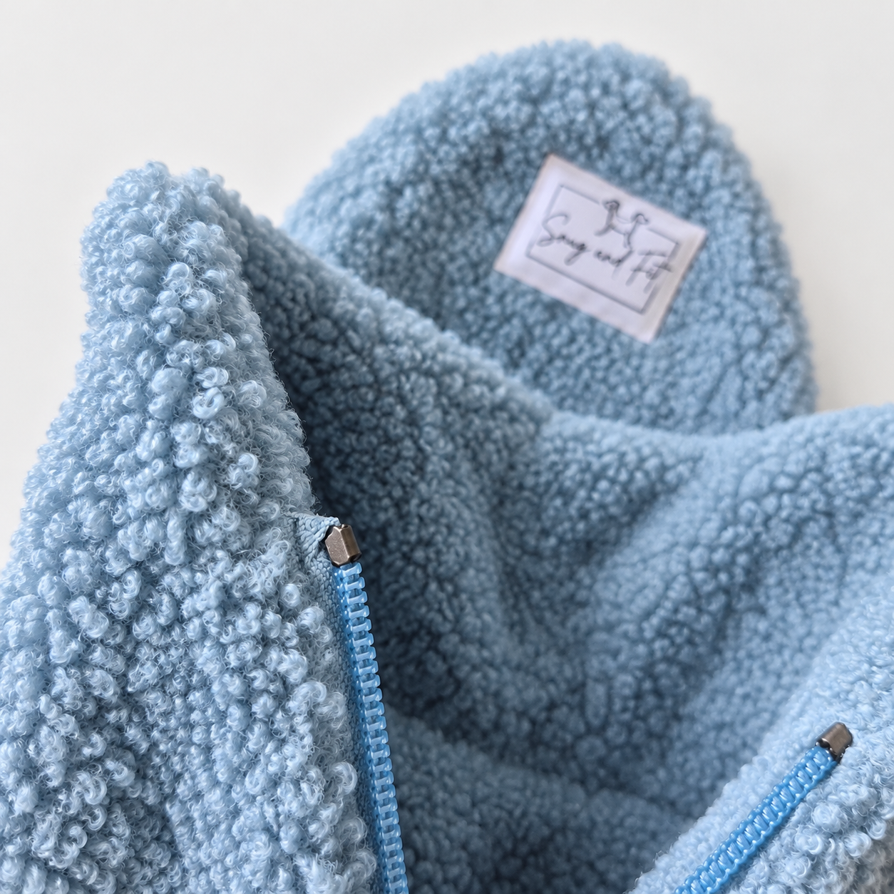 Teddy Celeste | Cappottino per cani | Limited Edition | Realizzato a Mano | Made in Italy - immagine 4