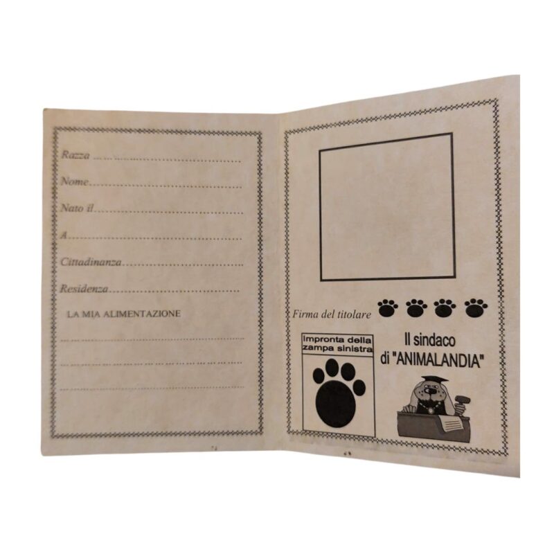 Tessera Punti formato Carta d'identità del cane - per negozi e toelettature - immagine 2
