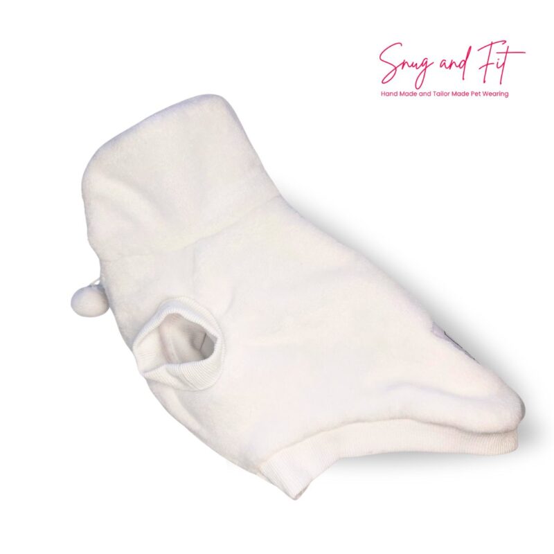 Cappottino per cani Snug and Fit in morbida pelliccetta e interno pile - BIANCO - Limited Edition - immagine 2