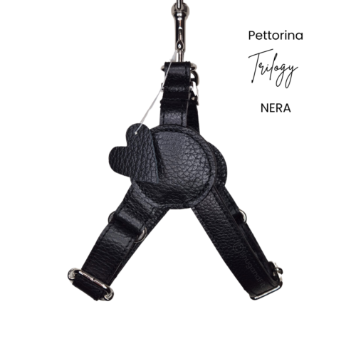 pettorina cane pelle