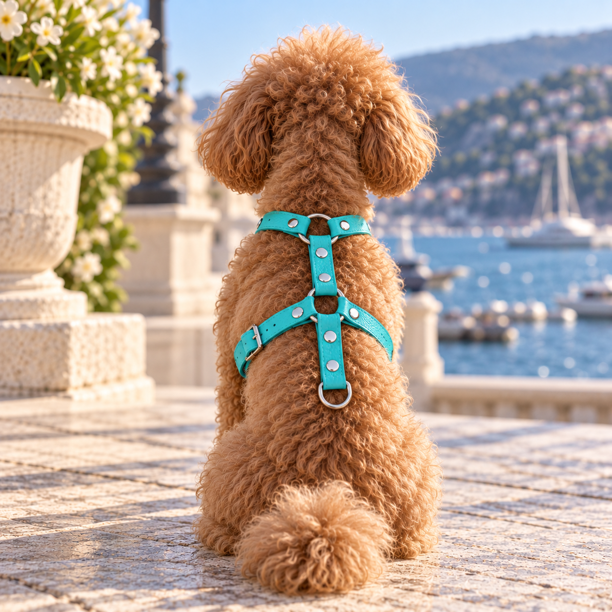 Diamond | Pettorina ad H Vera Pelle Tiffany - immagine 2